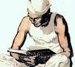 sailor reading