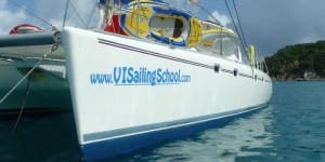 catamaran sailing school caribbean