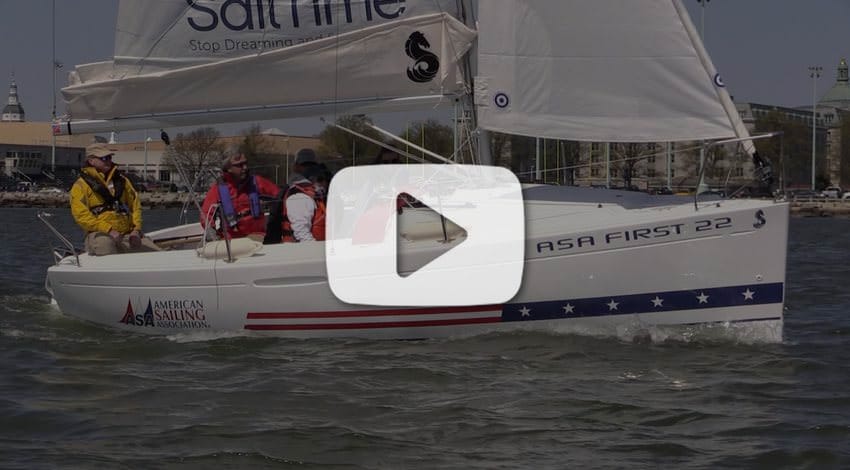 ASA First 22 Sailing Video